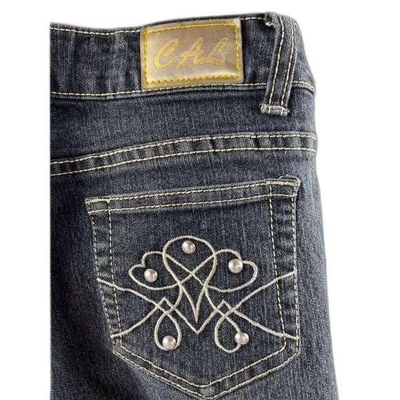 Cal Phoenix Denim - Cal Phoenix Jeans Women's 30x29 Skinny Stretch Juniors Blue Denim Casual